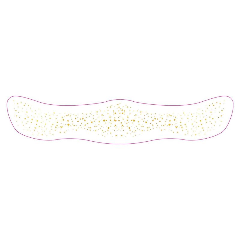 New Style Bronzing Silver Collarbone Freckles Stickers Waterproof Sweatproof European And American Collarbone Stickers Makeup Party Tattoo  Fashion