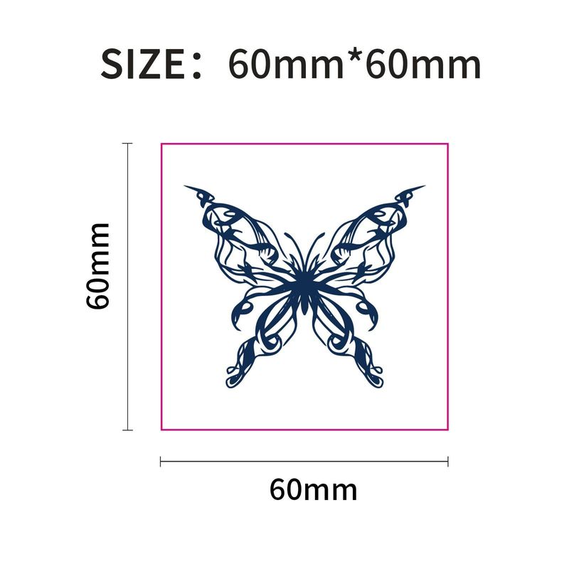 New Style Small Size Herbal Juice Tattoo Sticker Waterproof Semi-Permanent Trendy Men And Women Ins Style Tattoo Sticker  Fashion