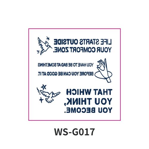 New Style Small Size Herbal Juice Tattoo Sticker Waterproof Semi-Permanent Trendy Men And Women Ins Style Tattoo Sticker  Fashion