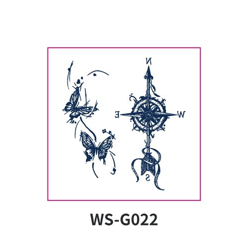 New Style Small Size Herbal Juice Tattoo Sticker Waterproof Semi-Permanent Trendy Men And Women Ins Style Tattoo Sticker  Fashion