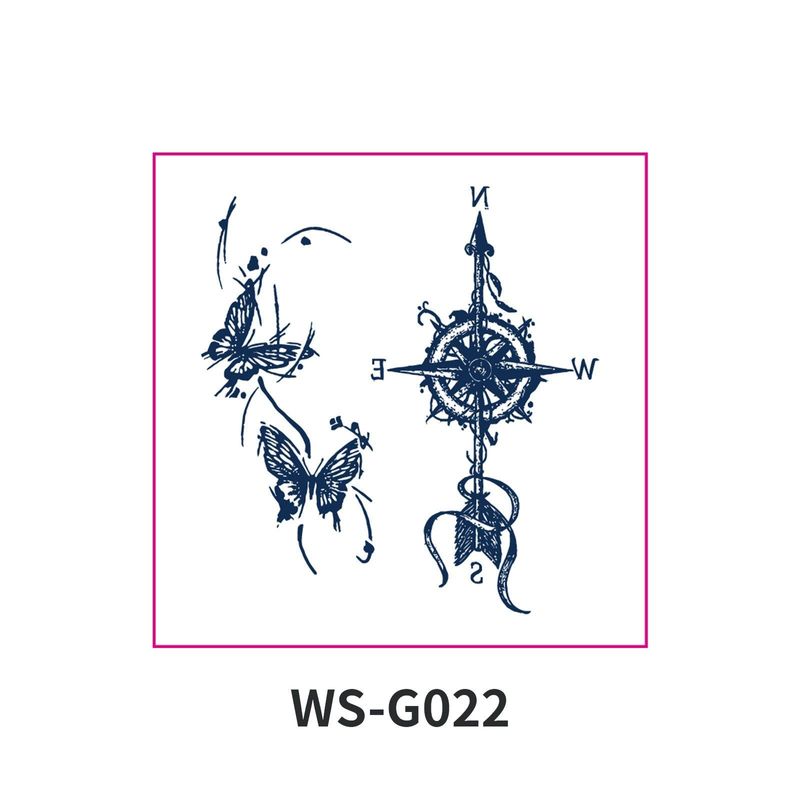 New Style Small Size Herbal Juice Tattoo Sticker Waterproof Semi-Permanent Trendy Men And Women Ins Style Tattoo Sticker  Fashion