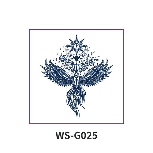 New Style Small Size Herbal Juice Tattoo Sticker Waterproof Semi-Permanent Trendy Men And Women Ins Style Tattoo Sticker  Fashion