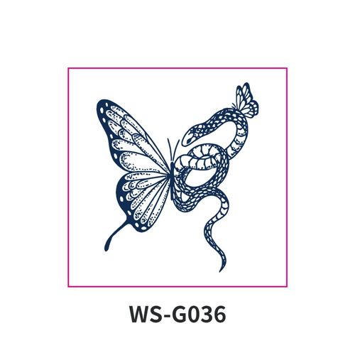 New Style Small Size Herbal Juice Tattoo Sticker Waterproof Semi-Permanent Trendy Men And Women Ins Style Tattoo Sticker  Fashion