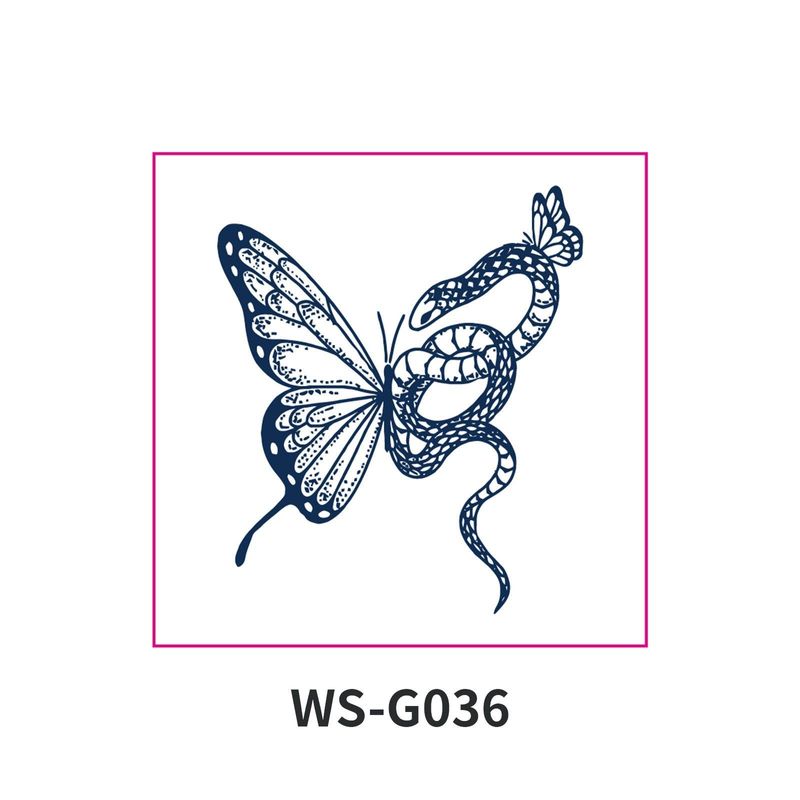 New Style Small Size Herbal Juice Tattoo Sticker Waterproof Semi-Permanent Trendy Men And Women Ins Style Tattoo Sticker  Fashion