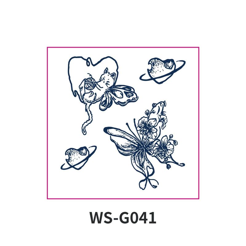 New Style Small Size Herbal Juice Tattoo Sticker Waterproof Semi-Permanent Trendy Men And Women Ins Style Tattoo Sticker  Fashion