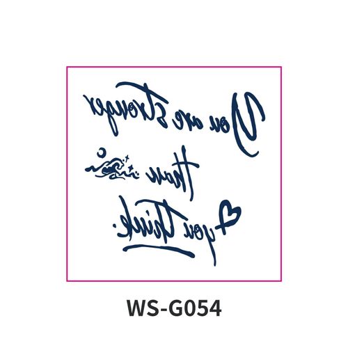 New Style Small Size Herbal Juice Tattoo Sticker Waterproof Semi-Permanent Trendy Men And Women Ins Style Tattoo Sticker  Fashion
