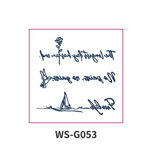 New Style Small Size Herbal Juice Tattoo Sticker Waterproof Semi-Permanent Trendy Men And Women Ins Style Tattoo Sticker  Fashion