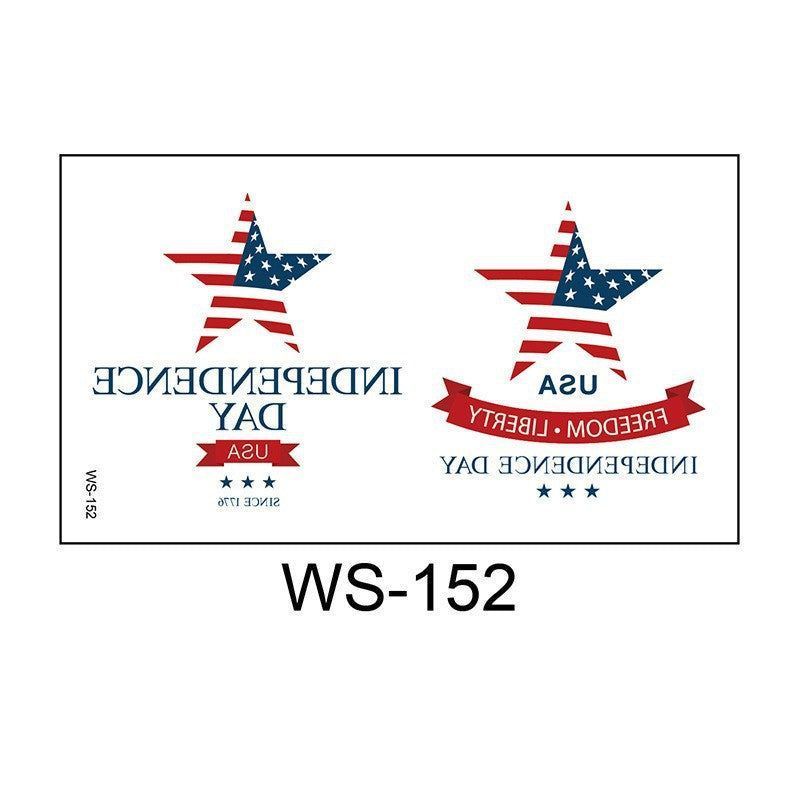 New American Flag Independence Day Tattoo Sticker Party Holiday Temporary Painted Party Waterproof Tattoo StickerFashion