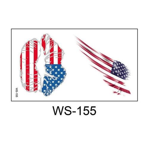 New American Flag Independence Day Tattoo Sticker Party Holiday Temporary Painted Party Waterproof Tattoo StickerFashion