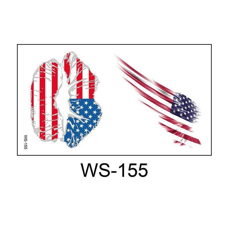 New American Flag Independence Day Tattoo Sticker Party Holiday Temporary Painted Party Waterproof Tattoo StickerFashion