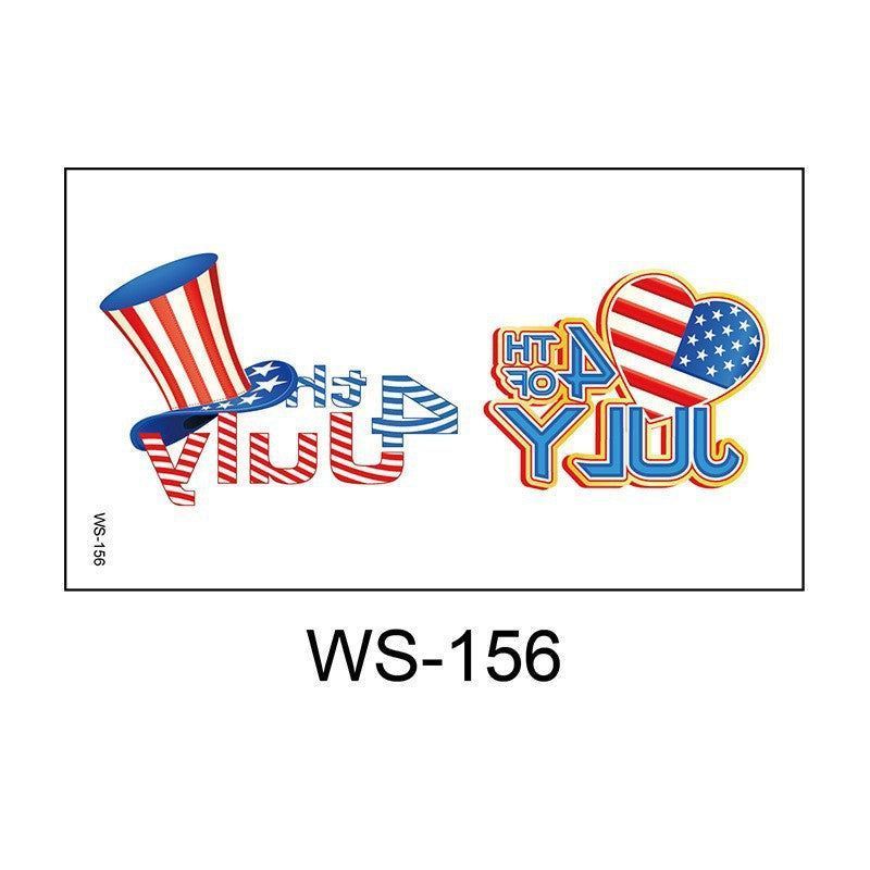 New American Flag Independence Day Tattoo Sticker Party Holiday Temporary Painted Party Waterproof Tattoo StickerFashion