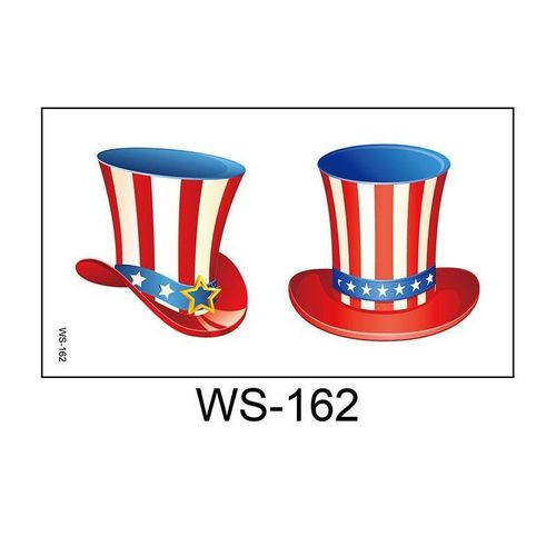 New American Flag Independence Day Tattoo Sticker Party Holiday Temporary Painted Party Waterproof Tattoo StickerFashion
