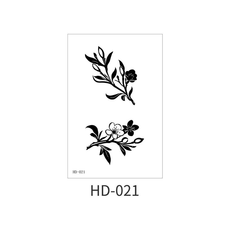 New Dark Series Butterfly Tattoo Sticker Sexy Half Sleeve Flower Arm Realistic High-Quality Tattoo StickerFashion