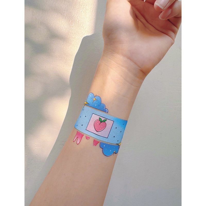 New Waterless Creative Simulation Band-Aid Waterproof Sweat Concealer Invisible Meat Color Bump Scar Birthmark StickerFashion