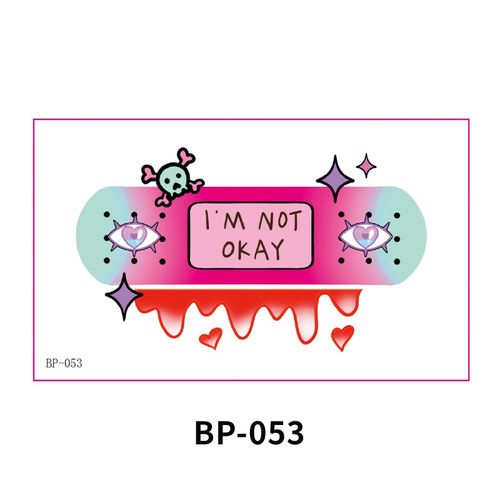 New Waterless Creative Simulation Band-Aid Waterproof Sweat Concealer Invisible Meat Color Bump Scar Birthmark StickerFashion