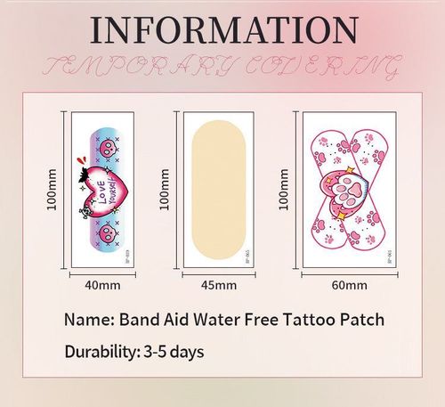 New Waterless Creative Simulation Band-Aid Waterproof Sweat Concealer Invisible Meat Color Bump Scar Birthmark StickerFashion