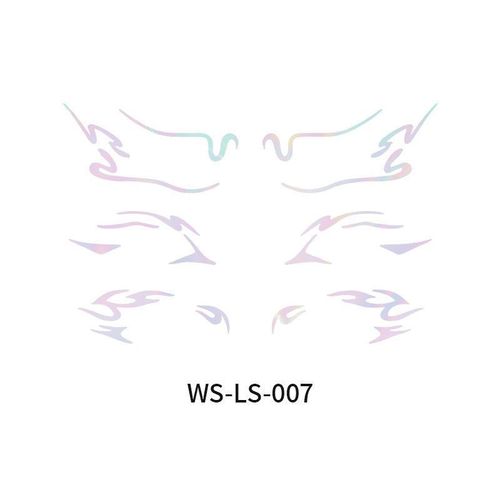 New Laser Makeup Eye Sticker For Makeup Beginners Hand Disabled Party Eye With Tattoo Sticker Disposable StickerFashion