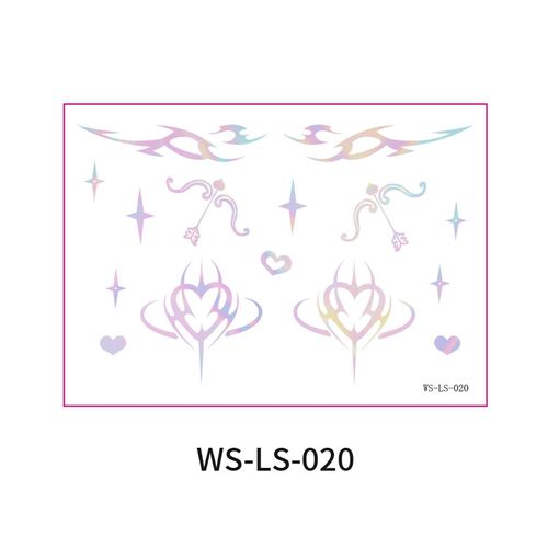 New Laser Makeup Eye Sticker For Makeup Beginners Hand Disabled Party Eye With Tattoo Sticker Disposable StickerFashion