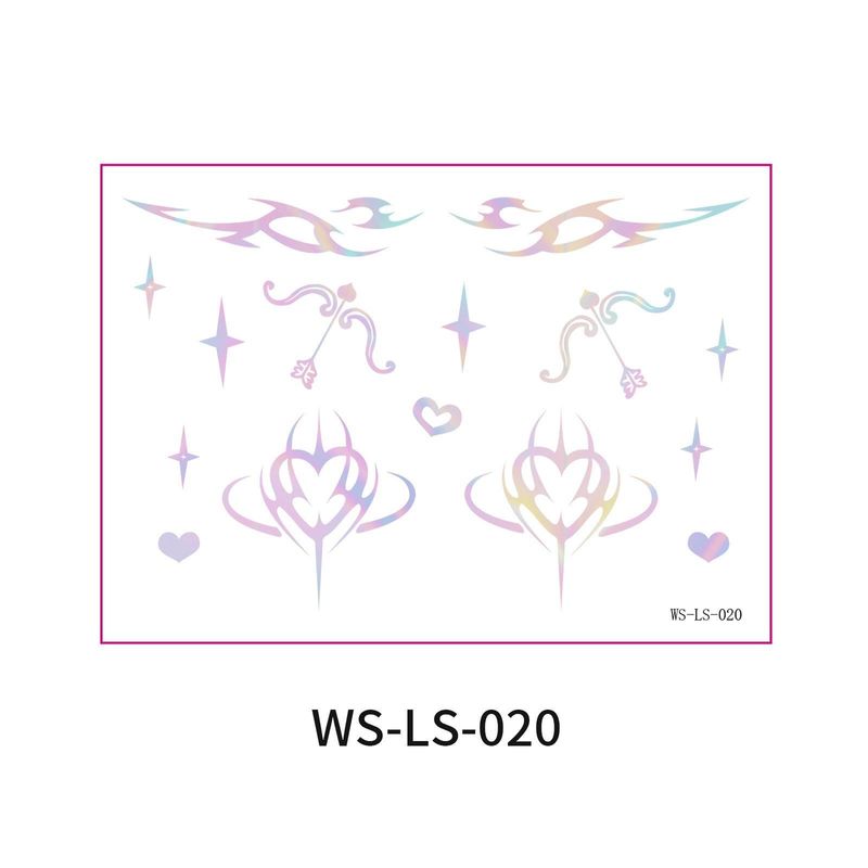 New Laser Makeup Eye Sticker For Makeup Beginners Hand Disabled Party Eye With Tattoo Sticker Disposable StickerFashion