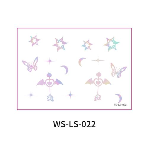 New Laser Makeup Eye Sticker For Makeup Beginners Hand Disabled Party Eye With Tattoo Sticker Disposable StickerFashion