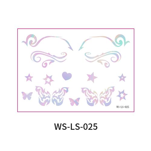New Laser Makeup Eye Sticker For Makeup Beginners Hand Disabled Party Eye With Tattoo Sticker Disposable StickerFashion