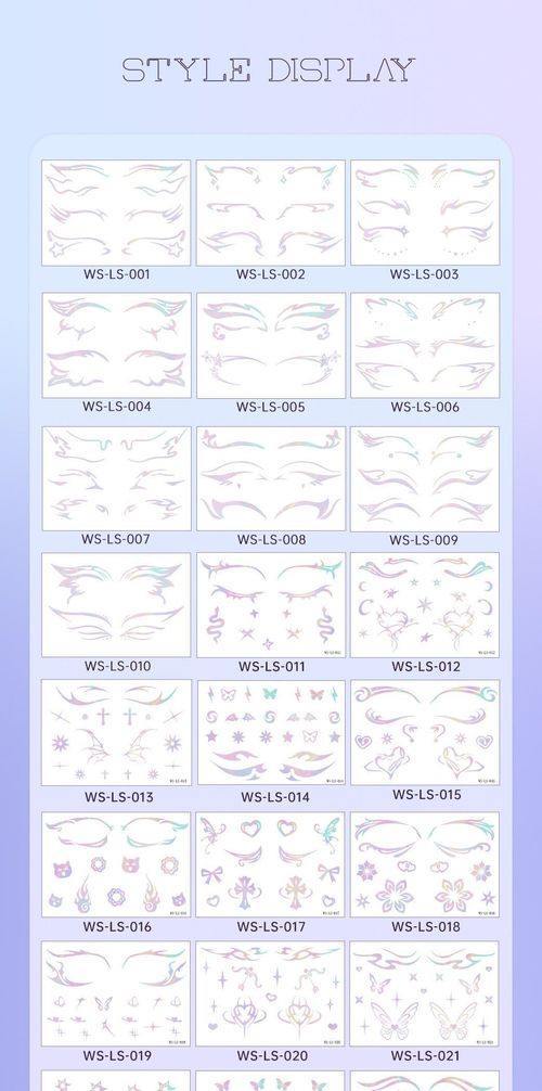New Laser Makeup Eye Sticker For Makeup Beginners Hand Disabled Party Eye With Tattoo Sticker Disposable StickerFashion