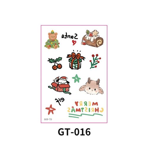 New Christmas Decorative Scratch Sticker European And American Christmas Decorative Atmosphere DIY Candle Hand Account Sticker