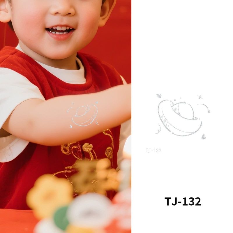 Bronzing Collarbone Tattoo Sticker High-end Sense Party Event European And American Bride Bridesmaid Waterproof Wedding Tattoo Sticker Fashion