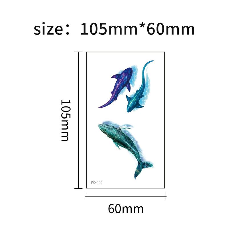 New 3D Color Butterfly Tattoo Stickers Waterproof Sweat Lasting Children Simulation Animal Tattoo  Fashion Stickers