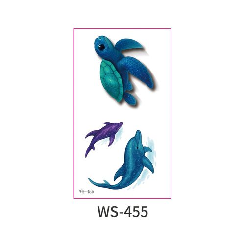 New 3D Color Butterfly Tattoo Stickers Waterproof Sweat Lasting Children Simulation Animal Tattoo  Fashion Stickers