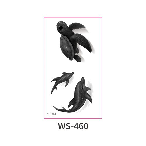 New 3D Color Butterfly Tattoo Stickers Waterproof Sweat Lasting Children Simulation Animal Tattoo  Fashion Stickers