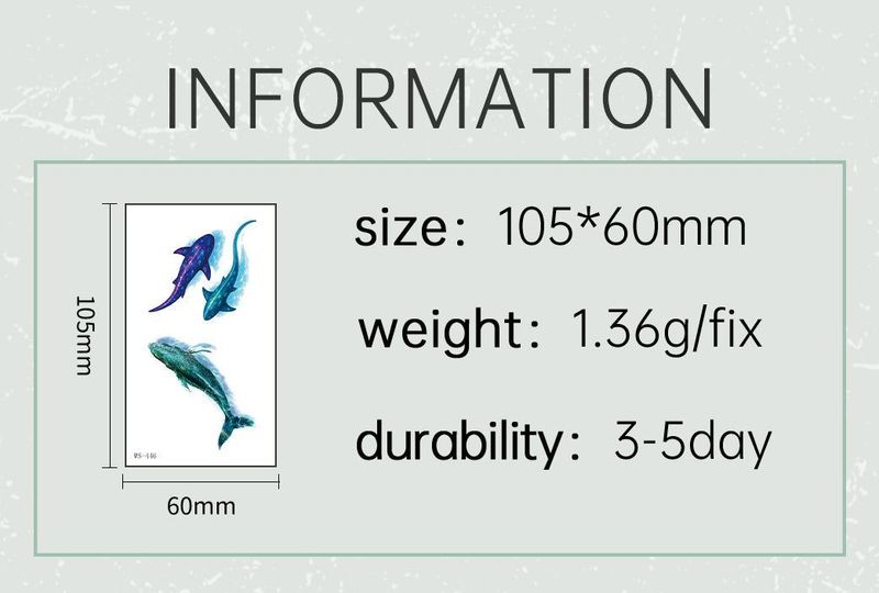 New 3D Color Butterfly Tattoo Stickers Waterproof Sweat Lasting Children Simulation Animal Tattoo  Fashion Stickers