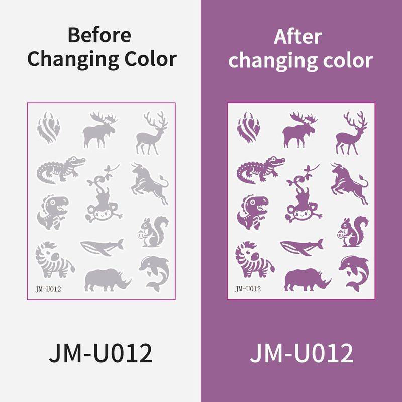 New UV UV Test Tattoo Sticker Summer Out Sunscreen Test Reapply Waterproof Sweat Sticker  Fashion