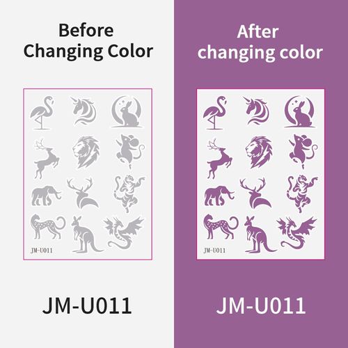 New UV UV Test Tattoo Sticker Summer Out Sunscreen Test Reapply Waterproof Sweat Sticker  Fashion