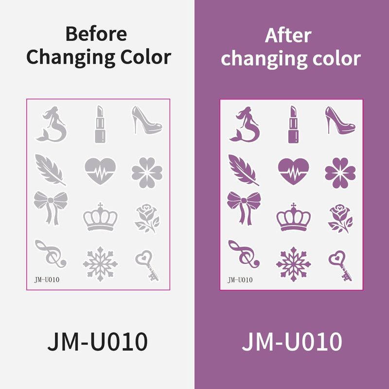 New UV UV Test Tattoo Sticker Summer Out Sunscreen Test Reapply Waterproof Sweat Sticker  Fashion