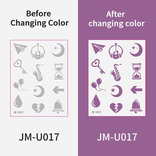 New UV UV Test Tattoo Sticker Summer Out Sunscreen Test Reapply Waterproof Sweat Sticker  Fashion