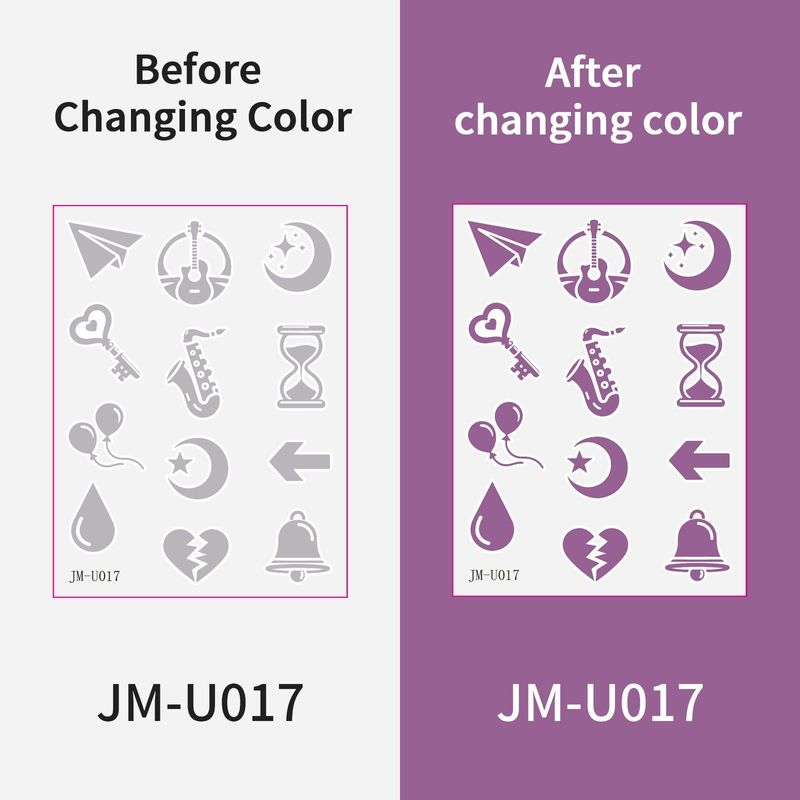 New UV UV Test Tattoo Sticker Summer Out Sunscreen Test Reapply Waterproof Sweat Sticker  Fashion