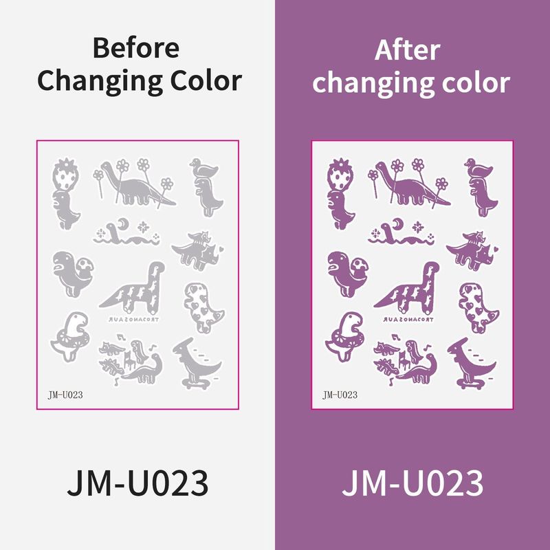 New UV UV Test Tattoo Sticker Summer Out Sunscreen Test Reapply Waterproof Sweat Sticker  Fashion