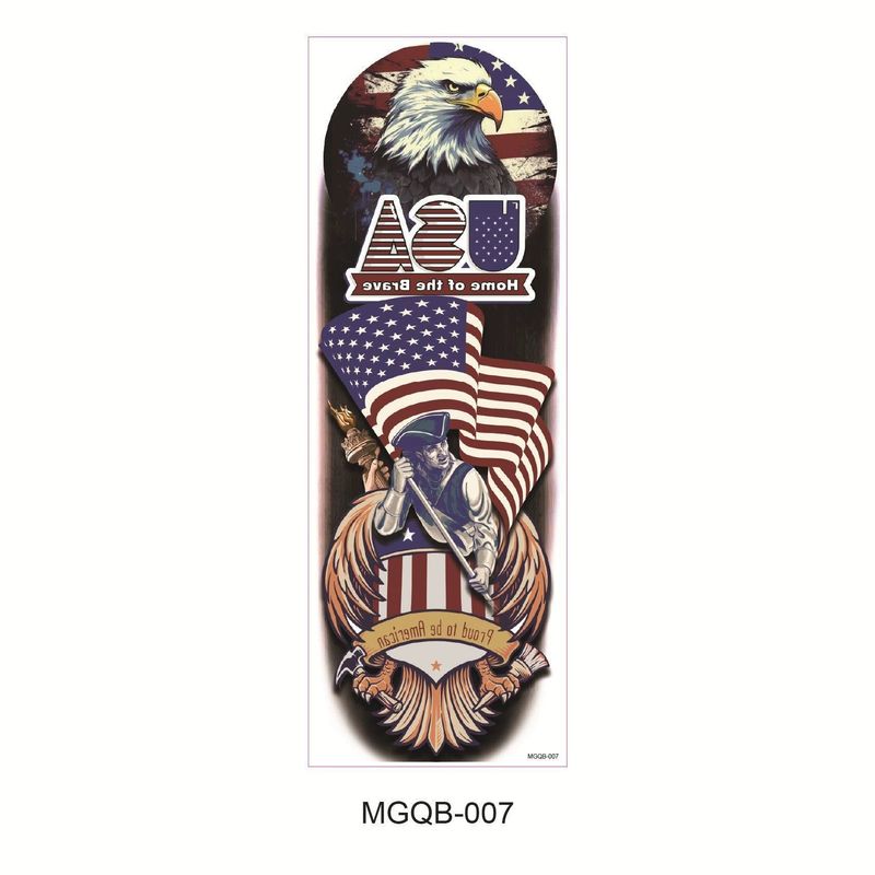 American Independence Day Full Arm Tattoo Sticker Party Event Waterproof Lasting Disposable Tattoo Sticker Fashion