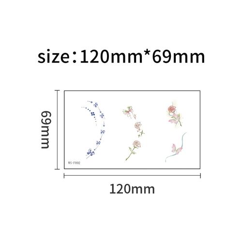 New European and American-style colorful dopamine ear stickers, trendy Hyuna-style summer mini ear tattoos Fashion