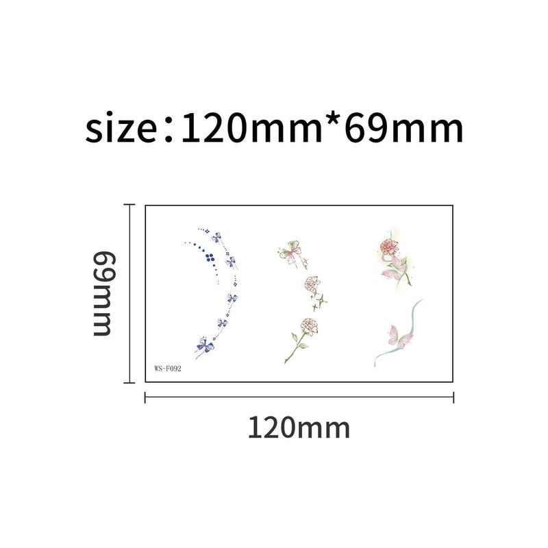 New European and American-style colorful dopamine ear stickers, trendy Hyuna-style summer mini ear tattoos Fashion