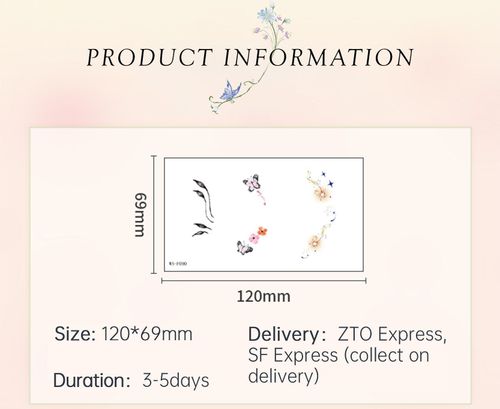 New European and American-style colorful dopamine ear stickers, trendy Hyuna-style summer mini ear tattoos Fashion