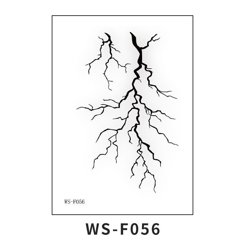 New European and American dark imitation blood vessel cell tattoo sticker with simple lines, waterproof, sweatproof, disposable tattoo sticker