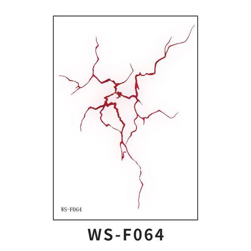 New European and American dark imitation blood vessel cell tattoo sticker with simple lines, waterproof, sweatproof, disposable tattoo sticker