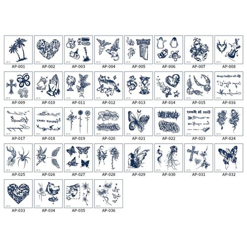 New In Stock Waterless Second Print Herbal Semi-permanent Tattoo Sticker Waterproof Long-lasting Cartoon Ins Wind Arm Tattoo Sticker Fashion