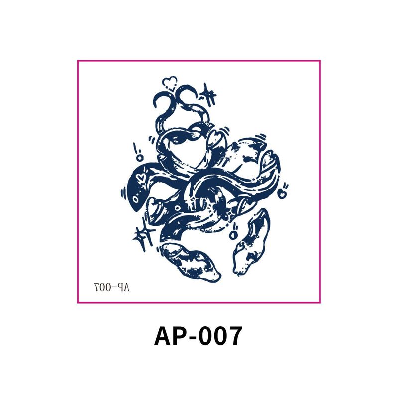 New In Stock Waterless Second Print Herbal Semi-permanent Tattoo Sticker Waterproof Long-lasting Cartoon Ins Wind Arm Tattoo Sticker Fashion