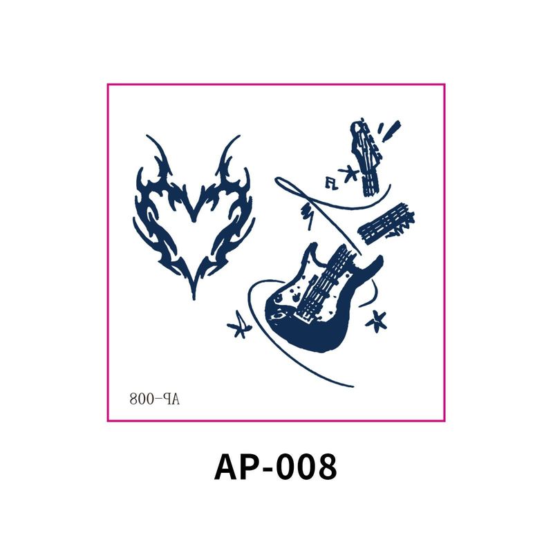 New In Stock Waterless Second Print Herbal Semi-permanent Tattoo Sticker Waterproof Long-lasting Cartoon Ins Wind Arm Tattoo Sticker Fashion