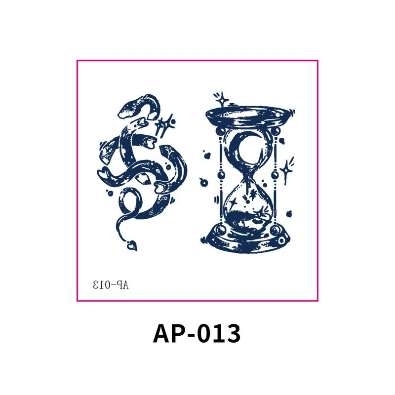 New In Stock Waterless Second Print Herbal Semi-permanent Tattoo Sticker Waterproof Long-lasting Cartoon Ins Wind Arm Tattoo Sticker Fashion