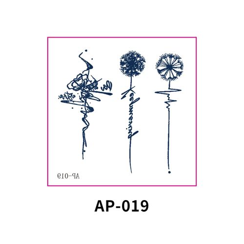 New In Stock Waterless Second Print Herbal Semi-permanent Tattoo Sticker Waterproof Long-lasting Cartoon Ins Wind Arm Tattoo Sticker Fashion