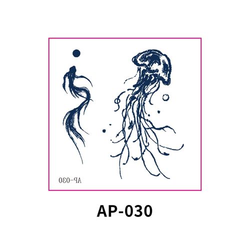 New In Stock Waterless Second Print Herbal Semi-permanent Tattoo Sticker Waterproof Long-lasting Cartoon Ins Wind Arm Tattoo Sticker Fashion